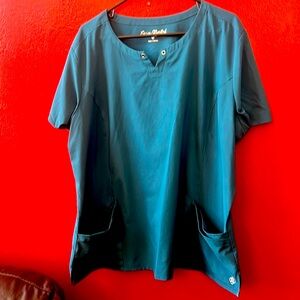 Easy Stretch 3x plus size scrub top